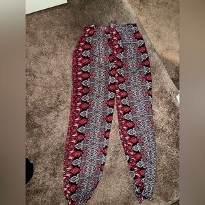 Floral Patterned Women's Pants